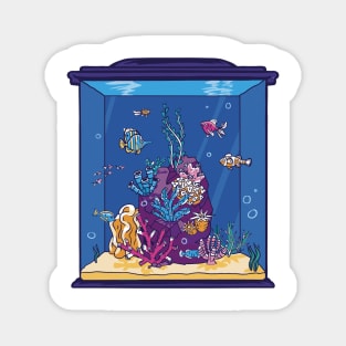 Aquarium P R t shirt Magnet
