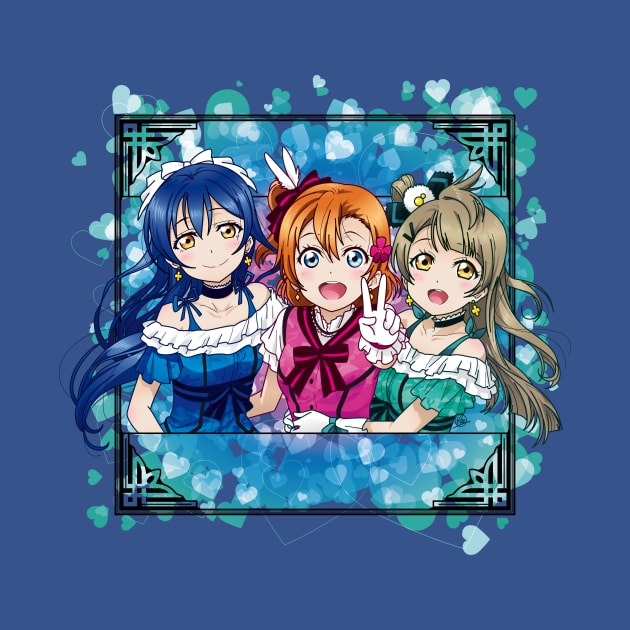 Love Live! - Honoka, Kotori & Umi - Kira Kira Sensastion - Camo edit. by YueGraphicDesign