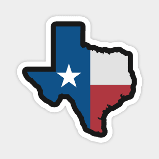 Texas map flag. Graphic Design Magnet