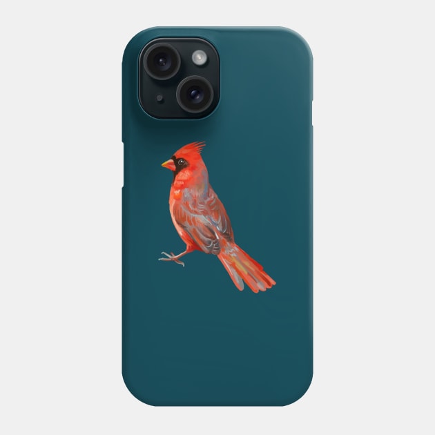 Cardinal Phone Case by Freeminds