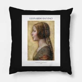 Profile of a Young Fiancé - 1495 Poster Pillow