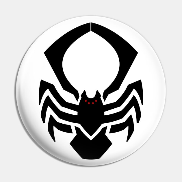 Spider Kumonos Face Pin by Javier Casillas