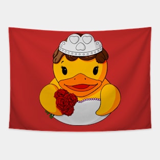 Bride Rubber Duck Tapestry