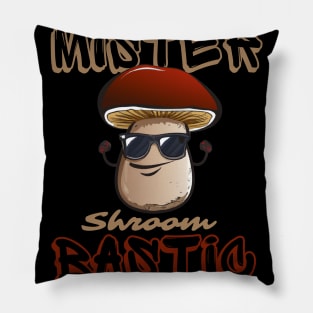 Funny Mushroom Collector, Funny Shroom Pillow