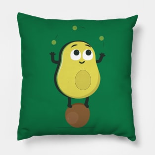 Avocado Juggler Pillow