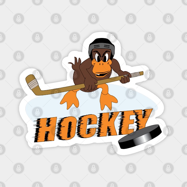 Hockey Magnet by VirgoArtStudio