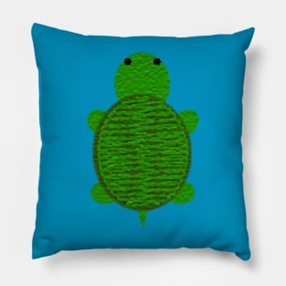 Adorable Green Turtle Pillow