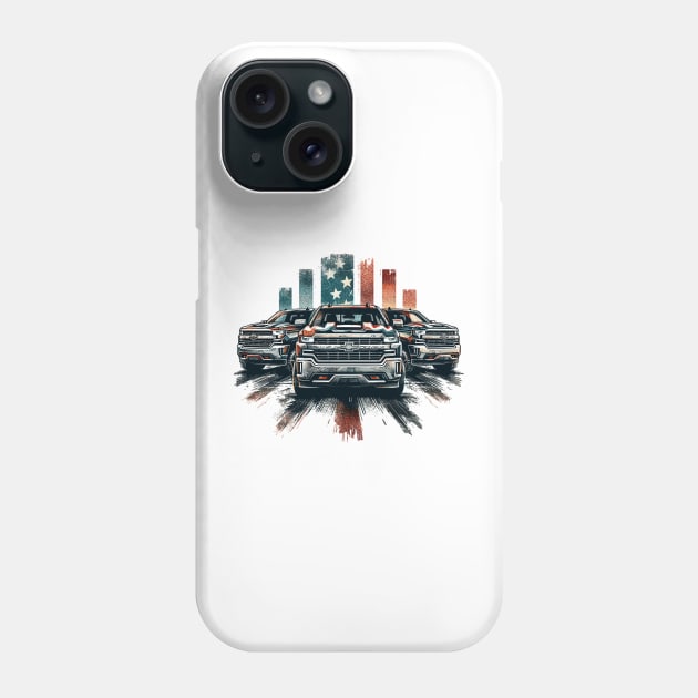 Chevrolet Silverado Phone Case by Vehicles-Art