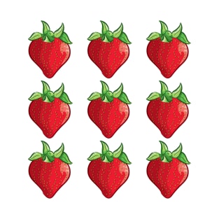 Strawberry Pattern T-Shirt