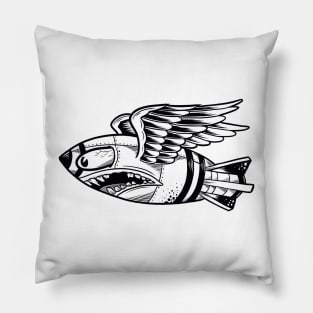 Flying bomb Pillow