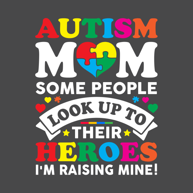 Autism Mom Raises Hero Autism Awareness Gift for Birthday, Mother's Day, Thanksgiving, Christmas by skstring