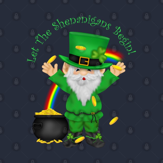 Leprechaun Gnome St. Patrick's Day by Aunty Annie