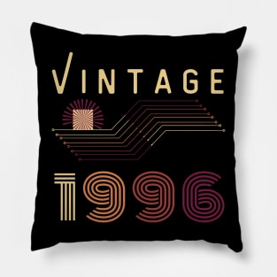 26 Year Old Retro Gift Vintage 1996 Classic Pillow