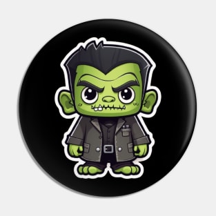 Cute Little Frankenstein Monster Pin