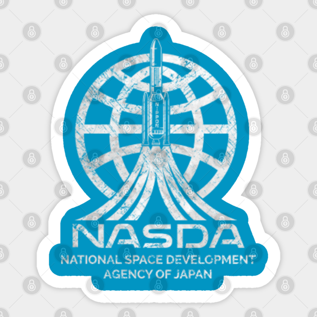 NASDA Japan Space Agency - Space Agency - Sticker