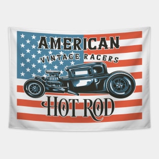 American Vintage Racers Tapestry