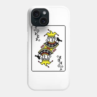 Joker Pixel Art Yellow Phone Case