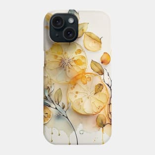 Fresh Summer Fruit Lemons Phone Case