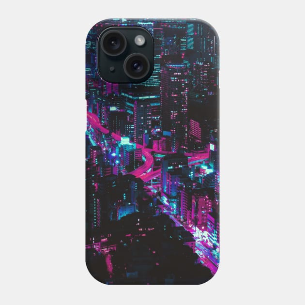 Vaporwave Aesthetic Phone Case by TheVintageChaosCo.