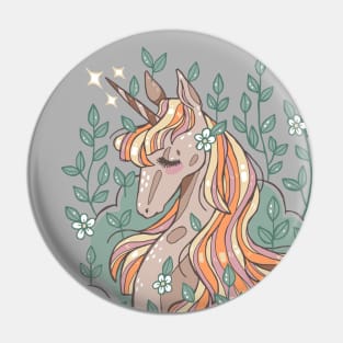 Unicorn Garden Pin