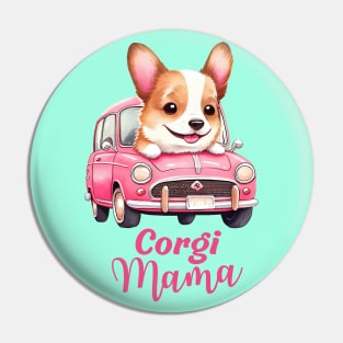 Corgi Mama Pin