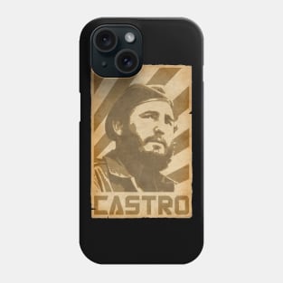 Fidel Castro Retro Propaganda Phone Case