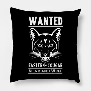 Wanted Alive and Well Eastern Cougar Pillow