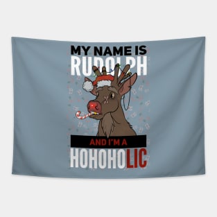 Rudolph the HoHoHolic Tapestry