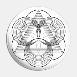 Energy Capacitor Mandala Pin