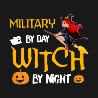 4th Grade Teacher Funny Witch Halloween Costume Gift_Military T-Shirt