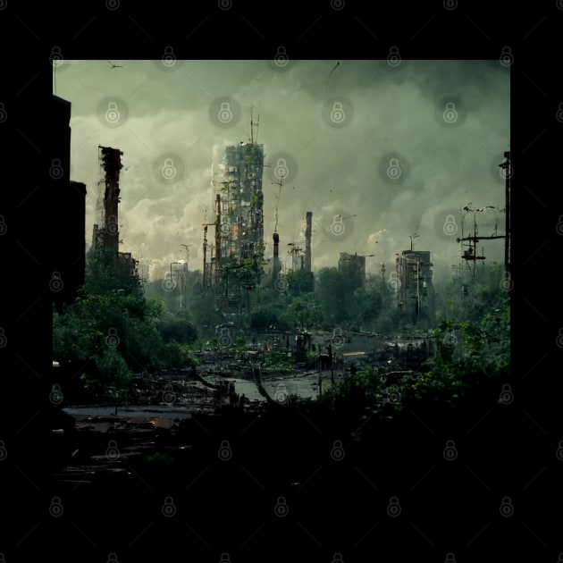 post apocalyptic eco-brutalism by Artsy2Day