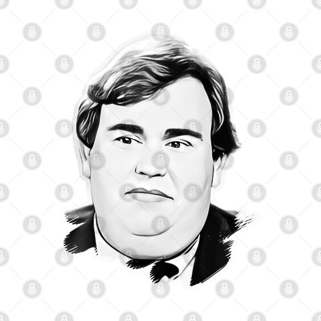 john candy black and white by Illustration Planet