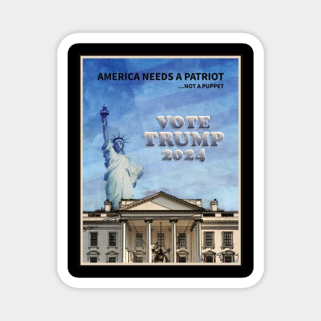 Vote Trump 2024 Magnet by morningdance