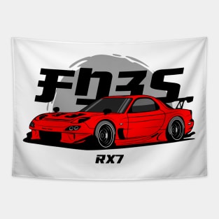 Red RX 7 JDM Tapestry