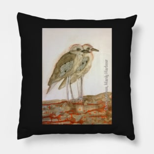 Stone Curlews, Moreton Bay, Brisbane Pillow