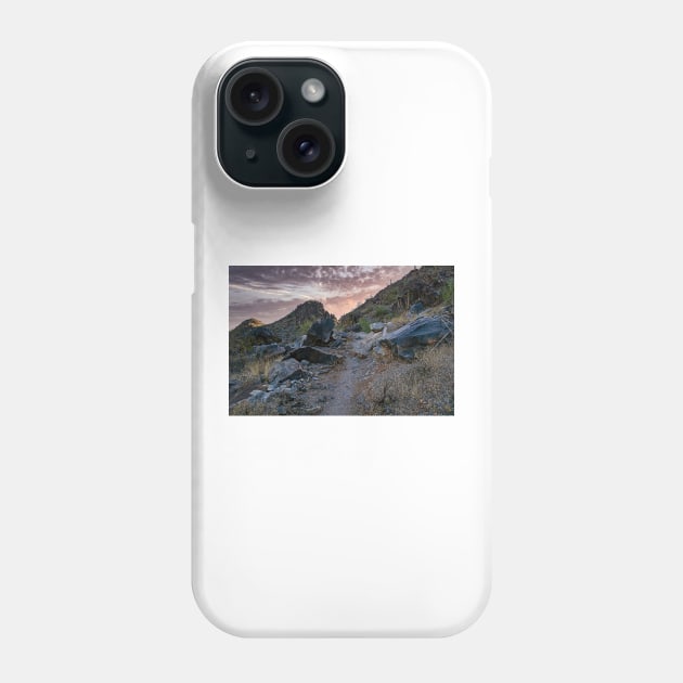 Desert Trail Sunrise Phone Case by briankphoto