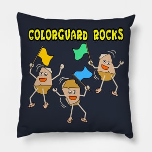 Colorguard Rocks Light Pillow