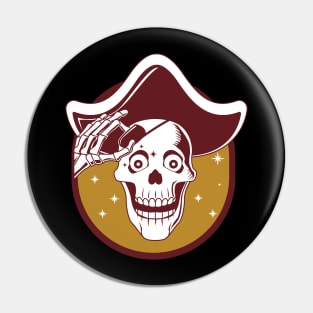 Skeleton pirate Pin