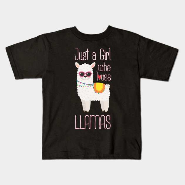 girls llama shirt