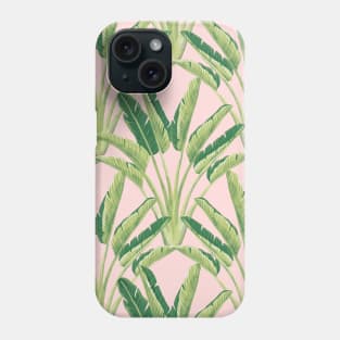 Blush Pink Travellers Palm Phone Case