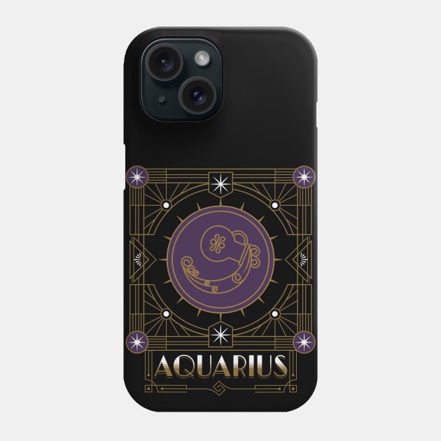 Great Aquarius Deco Phone Case by Skyborne Designs