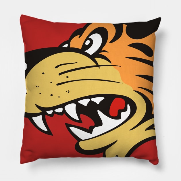 Flying Tigers Pillow by MBK