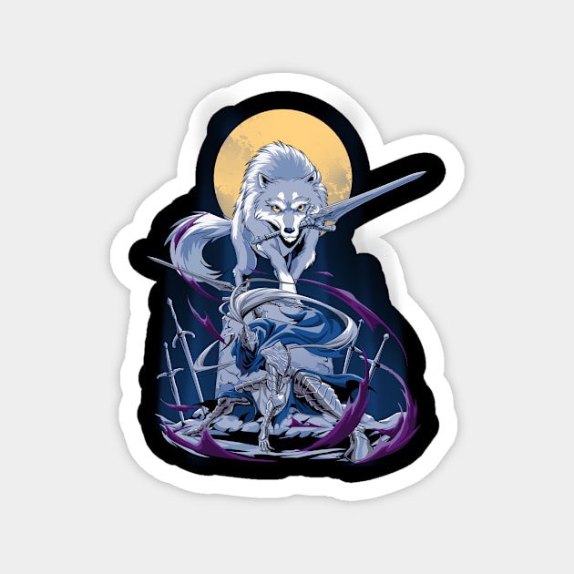 Night hunters Magnet by CoinboxTees