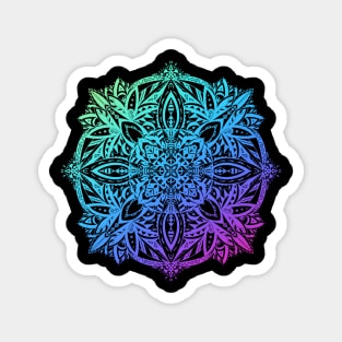 Multicolored Mandala 2 Magnet