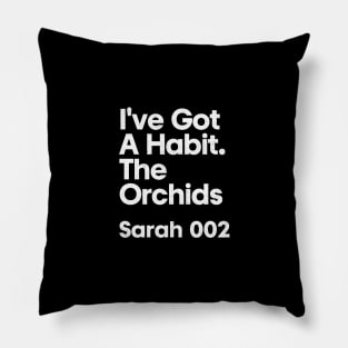 Sarah 002 - I've Got A Habit - Minimalist Fan Design Pillow