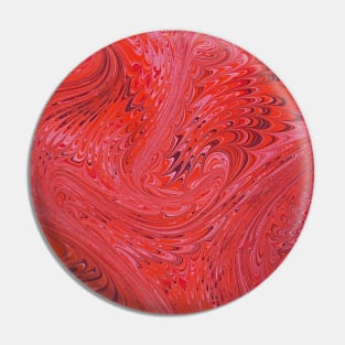 Marbled paper reds Pin