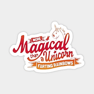 Unicorn Magic - Orange Magnet