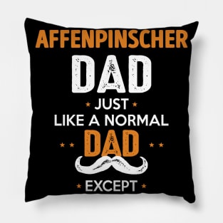 affenpinscher dad Pillow