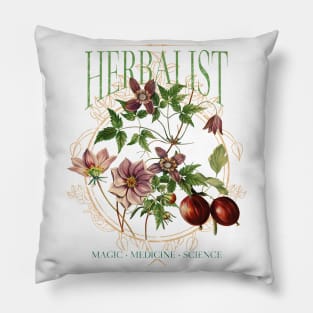 Cottagecore Herbology Pillow