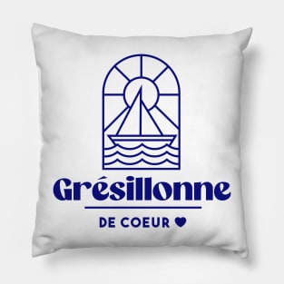 Grésillonne de coeur - Brittany Morbihan 56 Mer Ile de Groix Pillow